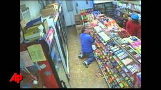 Raw Video Shootout With Store Robbers [upl. by Ahsemrak]