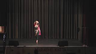 Assal Marathi Lavani performed by Supritha Rao at Mrathi Katta Germany [upl. by Ardnasak]