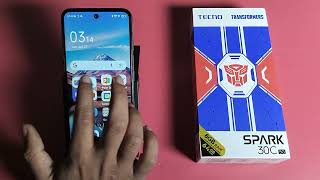 how to enable sidebar in Tecno Spark 30c 5G  Tecno me side bar on kaise kare [upl. by Adelaida]