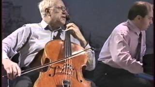 Shostakovich Cello Sonata Emile Naoumoff with Mstislav Rostropovich [upl. by Kiryt]