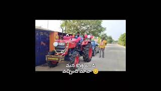 Our new Mahindra Tractor madcreations tractordriving mahindratractor tractorvlog farmervlogs [upl. by Avlem]