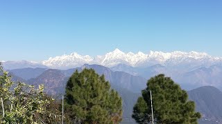 himalaya view point uttarakhand hill station chaukori [upl. by Xantha]