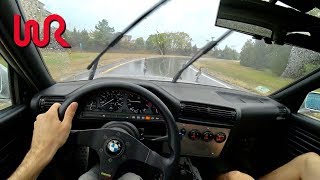 S50b30 E30 1991 BMW 325i  Tedward POV Test Drive Binaural Audio [upl. by Enyahc926]