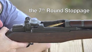 the M1 Garand rifle 7th Round Stoppage [upl. by Naellij194]