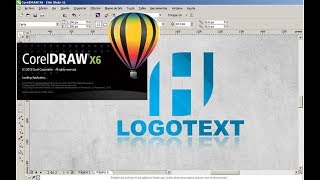 Crear logotipo en corel draw  tutorial básico [upl. by Anitroc]