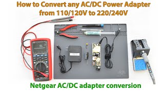 How to convert any 110120V ACDC Power Adapter to 220240V Electricity [upl. by Egas]