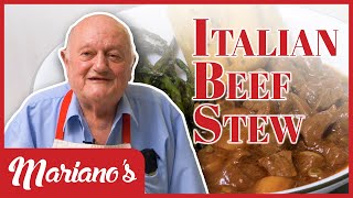 How to Make Italian Beef Stew Spezzatino di Manzo  Easy Recipe  Marianos Cooking  S2E5 [upl. by Christi]