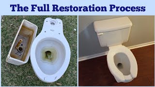 The Full Toilet Restoration Process [upl. by Adnoved]