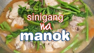 SINIGANG NA MANOK  LUTONG PINOY [upl. by Danni384]