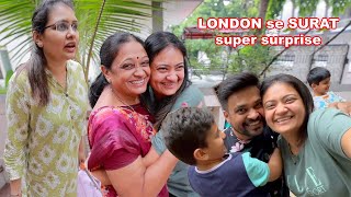 bhumishelvlogs ki India mein dhameke daar entry sidhe London se surat [upl. by Afatsuom]