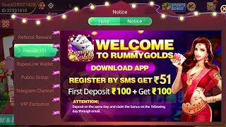 60₹sing up bonus new launch rummy app today new rummy earning app today without investment new app [upl. by Amena617]