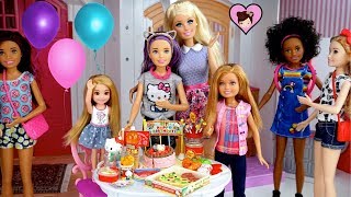 Barbie Doll Surprise Birthday Party  Opening Presents amp Supermarket Shopping [upl. by Kopple]