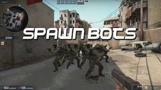 How to Spawn Static Bots in CSGO [upl. by Htomit31]