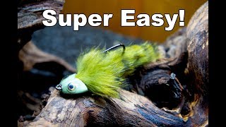 Easy Sculpin Streamer  Great fly for trout in rivers  McFly Angler Fly Tying [upl. by Airtemed717]