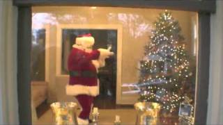 Dave Barnes Gets Caught As Dancing Santa [upl. by Etteuqal]