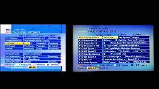 Sky Digital Menu 1999 vs 2019 The Difference Between 20 Years [upl. by Ling]