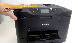 Canon Maxify MB2350 4in1Drucker Hands On Test  Deutsch  German ►► notebooksbilligerde [upl. by Packston920]