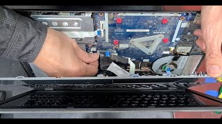 Disassembly Acer E5571E5531 to remove and replace hard drive keyboard Wifi RAM cooling fan [upl. by Drareg32]