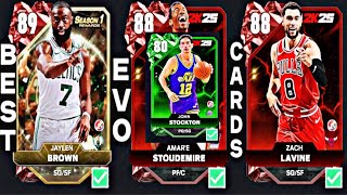 BEST EVO CARDS SEASON 1 NBA2K25 MYTEAM [upl. by Petr]