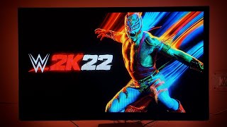 WWE 2K22 Gameplay Triple Threat Ps4 Slim 4KHDR Chugies Watch Till End [upl. by Oeak509]