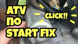 ATV no start fix [upl. by Ner]