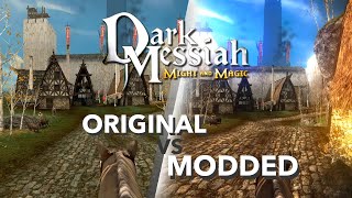 Dark Messiah of Might and Magic graphic mod HD GAMEPLAY COMPARISON [upl. by Berthoud]