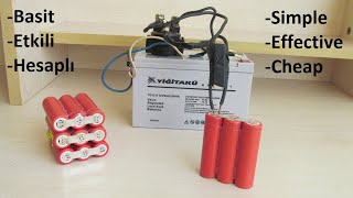 Basit Pil Punta Makinası Yapımı  DIY Battery Spot Welder [upl. by Sparks744]