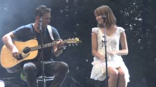 Bastian Baker feat Morgane Imbeaud Cocoon  Follow The Wind live Paléo Festival Nyon 280713 [upl. by Eveivenej]