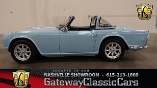 1965 Triumph TR4  Gateway Classic Cars of Nashville 7 [upl. by Llertnac]