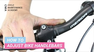 How To Adjust Bike Handlebars [upl. by Parrie]