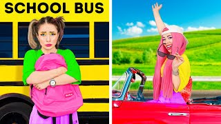 CHILD vs High SCHOOL YOU  How To Be Popular in College  Relatable School Moments by La La Life [upl. by Alegnat]