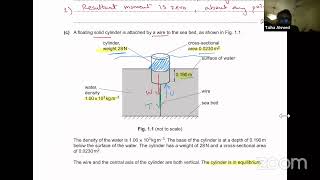 AS level Physics 9702 MayJune 2021 Paper 22 Past Paper Solution [upl. by Aicat128]