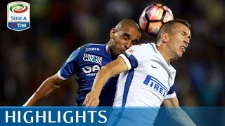 Empoli  Inter  02  Highlights  Giornata 5  Serie A TIM 201617 [upl. by Synned]