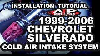 19992006 CHEVROLET SILVERADO COLD AIR INTAKE INSTALL  AJP DISTRIBUTORS [upl. by Yreffoeg]