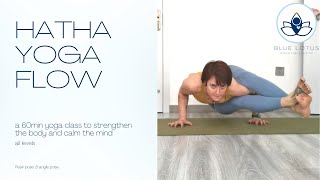 60min complete Hatha Yoga class to strengthen the body and calm the mind  pp eight angle pose [upl. by Gisela12]