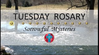 Tuesday Rosary • Sorrowful Mysteries of the Rosary 💜 River [upl. by Fleming]