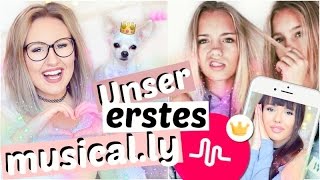 ZU PEINLICH 🙈 Unser erstes MUSICALLY ever  ViktoriaSarina [upl. by Bronnie]