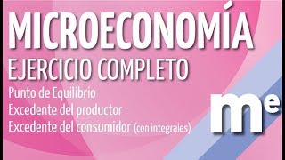 Excedente del productor y Excedente del consumidor [upl. by Aliac272]