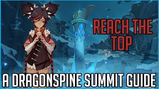 How To Unlock the Summit Of Dragonspine  Genshin Impact [upl. by Rowan801]