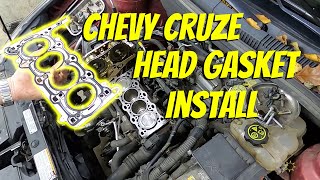 Part 2 of 2  Chevy Cruze  Bad Head Gasket  Installation and reassembly  How To Guide [upl. by Tearle]