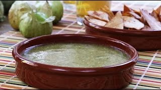 How to Make Tomatillo Salsa Verde  Condiment Recipes  Allrecipescom [upl. by Candra525]