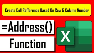 How to Use ADDRESS Function in Excel [upl. by Oguh415]