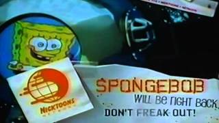 Nicktoons Network  Spongebob Commercial Break [upl. by Nataline148]