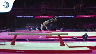 Marina NEKRASOVA AZE  2018 Artistic Gymnastics Europeans qualification beam [upl. by Welford798]