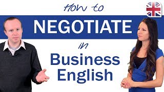 How to Negotiate in English  Business English Lesson [upl. by Yeleen]