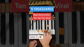 Beat Automotivo Tan Tan Tan Viral Piano [upl. by Animas]