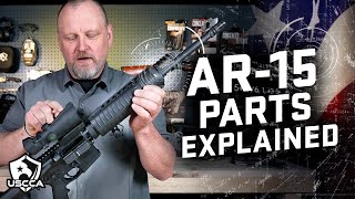 AR 15 Gun Parts Explained Beginners Guide [upl. by Sybley]