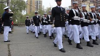 APOLINAV y Escuela de Grumetes 2018 Honores a la Autoridad Naval post Gran Parada Militar 01 [upl. by Luthanen]