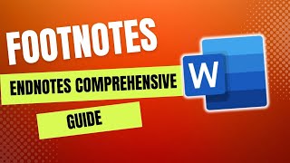 How to Add Footnote and Endnotes in Word  Microsoft Word Full Guide [upl. by Alimhaj]