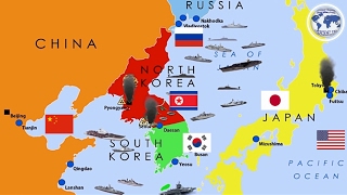 USA amp Japan amp South Korea VS Russia amp China amp North Korea Military Power Comparison 2017  2018 [upl. by Aihsatan871]